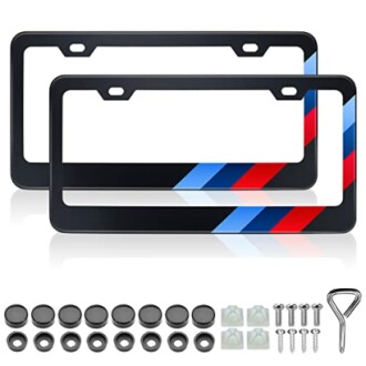 Best Silicone License Plate Frames: Aujen vs Matte BMW Frames